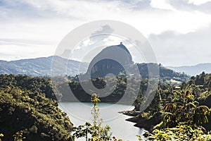 Beautiful Sceneries of The Stone of El PeÃÂ±ol in Guatape, Antioquia - Col.