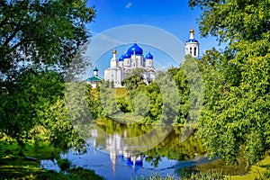 Beautiful scenery of the Bogolyubovo Orthodox Monastery