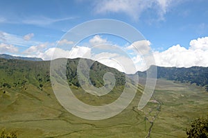 Beautiful scenery bromo mountain East Java, Indonesia