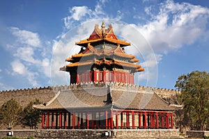 Beautiful scenery at The Forbidden City