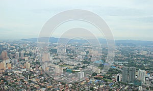 Beautiful Scenery of Kuala Lumpur from Petronas Towers in Malaysia