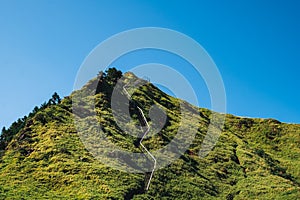 Beautiful scenery at Hehuanshan Main Peak, Wuling, Nantou County, Taiwan