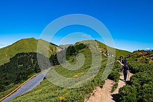 Beautiful scenery at Hehuanshan Main Peak, Wuling, Nantou County, Taiwan