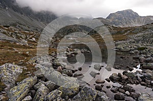 Beautiful scenery of High Tatra mountains. Slovakia