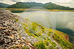 Beautiful scenery from Khun Dan Prakarn Chon Dam