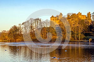 Beautiful scenery with Linlithgow Palace, Linlithgow