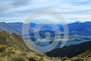 Beautiful Scenery And Lookout From Roys Peak Wanaka New Zealand