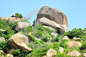 A  beautiful scenery  of Rocks