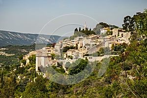 Beautiful scenery of Saignon, a hilltop village in Provence