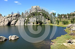 Beautiful scenery at Sylvan Lake