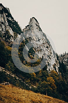 Beautiful scenery of Untersberg massif in the Berchtesgaden Alps, Salzburg, Austria