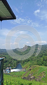 Beautiful scenery in Wadaslintang, Central Java