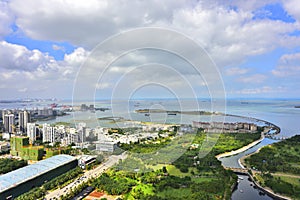 The beautiful scenery of the west coast of Haikou