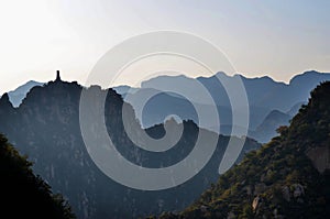 The beautiful scenery of the White Stone Mountain in China