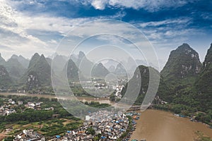 Beautiful scenery of yangshuo