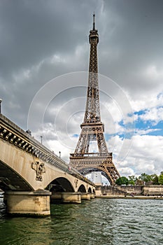 beautiful scenes around eiffel tower in paris