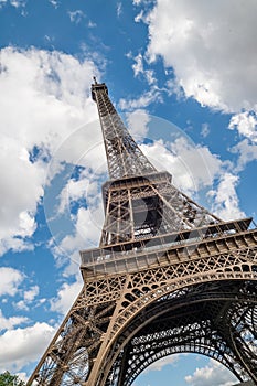 beautiful scenes around eiffel tower in paris