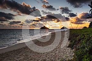 Beautiful Scenic Lanikai Beach Oahu Hawaii