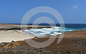 Beautiful Scenic Remote Beach on Coastal Aruba