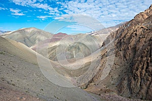 Beautiful scenic view from Between Hemis Shukpachan and Tingmosgang Temisgam in Sham Valley, Ladakh, India.