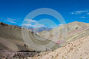 Beautiful scenic view from Between Hemis Shukpachan and Tingmosgang Temisgam in Sham Valley, Ladakh, India.