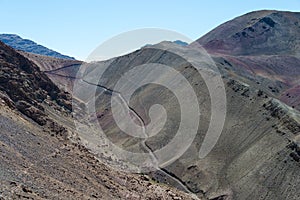 Beautiful scenic view from Between Hemis Shukpachan and Tingmosgang Temisgam in Sham Valley, Ladakh, India.