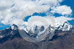 Beautiful scenic view from Between Karsha and Padum in Zanskar, Ladakh, Jammu and Kashmir, India