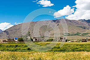 Beautiful scenic view from Between Karsha and Padum in Zanskar, Ladakh, Jammu and Kashmir, India