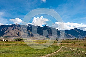 Beautiful scenic view from Between Padum and Karsha in Zanskar, Ladakh, Jammu and Kashmir, India