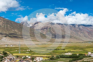 Beautiful scenic view from Between Padum and Karsha in Zanskar, Ladakh, Jammu and Kashmir, India