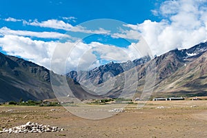 Beautiful scenic view from Between Padum and Karsha in Zanskar, Ladakh, Jammu and Kashmir, India