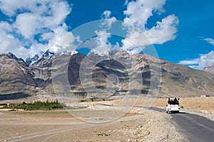 Beautiful scenic view from Between Padum and Karsha in Zanskar, Ladakh, Jammu and Kashmir, India