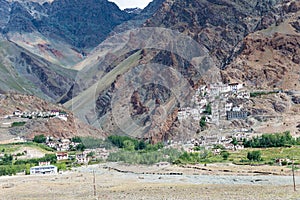 Beautiful scenic view from Between Padum and Karsha in Zanskar, Ladakh, Jammu and Kashmir, India