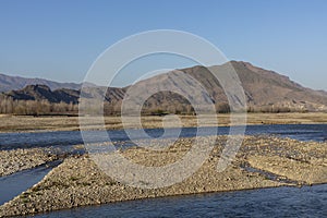 Beautiful scenic view of a river