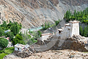 Beautiful scenic view from Skurbuchan village in Ladakh, Jammu and Kashmir, India