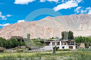 Beautiful scenic view from Between Yangtang and Hemis Shukpachan in Sham Valley, Ladakh, Jammu and Kashmir, India