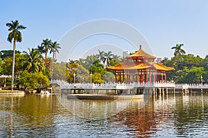 Beautiful scenics of Tainan park in Tainan city, Taiwan photo