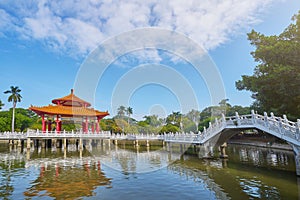 Beautiful scenics of Tainan park in Tainan city, Taiwan photo