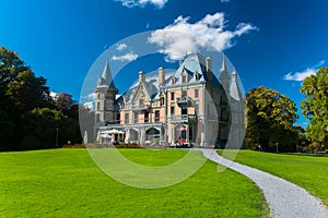 Beautiful Schadau Castle in the Thun city