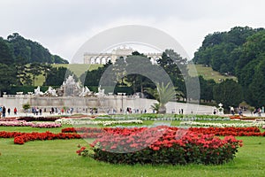 SchÃÂ¶nbrunn palace Gardens in Vienna, Austria