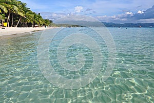 Beautiful sea in Boracay