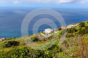 Beautiful sea coast in Madeira Island, Portugal