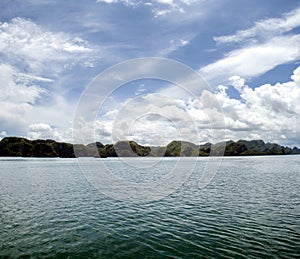 Beautiful sea gulf Ha long bay, Vietnam