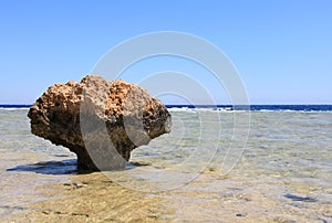 Beautiful sea landscape of Red Sea, Egypt