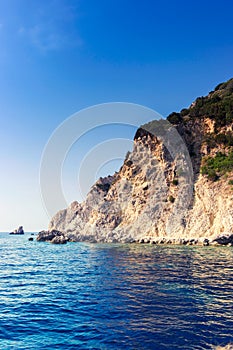 Beautiful sea landscapes on Zakynthos Island
