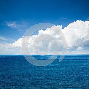 Beautiful Sea with Majestic Clouds