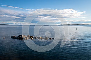 Beautiful sea sight of the Gulf of Bothnia photo