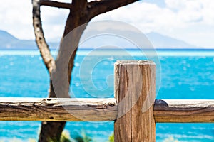 Beautiful sea in a summer day in Italy