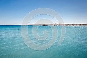 Beautiful sea view with blue skies/Beautiful sea view with blue skies on summer day