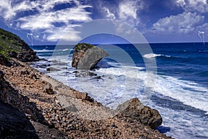 Beautiful sea view at Tunel de Guajataca in Puerto Rico